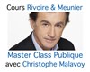 Master Class Publique avec Christophe Malavoy - 