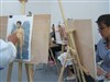 Cours de peinture d'après modèle vivant- Collectif d'un atelier à l'autre - 