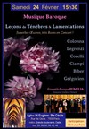 Soprano & ensemble baroque : Leçons de ténèbres & lamentations - 