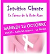 Intuition chante au profit de la Ruée Rose - 