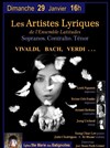 Récital d'artistes lyriques : Sopranos, Contralto, Ténor - 