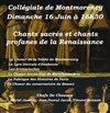 Chants sacrés et chants profanes de la Renaissance - 