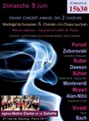 Grand concert annuel de 2 choeurs + soprano solo & cordes - 