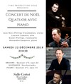 Quatuor avec piano : Concert de Noël - 