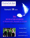 Duos d'Oratorios pour Mezzo Soprano et Contre ténor - 