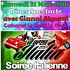 Soirée Italienne avec repas et chanteur - 