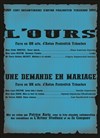 L'Ours - Une demande en mariage - 