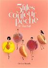 5 filles couleur pêche - 