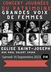 Grandes voix de Femmes | Journées du Patrimoine de Sète - 