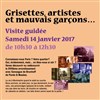 Visite guidée : Grisettes, artistes et mauvais garçons | par Gonzague de Brunhoff - 