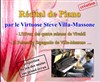 Récital de piano par Steve Villa-Massone - 