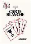 La page blanche : carte blanche d'impro "Jam d'impro" - 