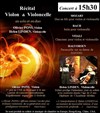 Récital Violon & Violoncelle en solo et en duo - 