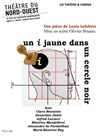 Un i jaune dans un cercle noir - 