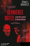 Dernières notes - 