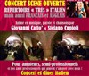 Dîner-concert Scène ouverte - Canta avec les stars - 