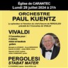 Orchestre Paul Kuentz : Vivaldi / Pergolesi | Carantec - 