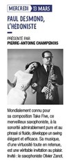 Paul Desmond, l'hedoniste - 