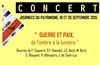 Concert baroque "Guerre et Paix, de l'ombre à la lumière" - 