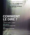 Comment le dire ? - 