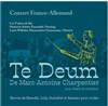 Concert franco-allemand : Choeurs et cordes - 