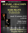 Récital Chausson/Duparc - 