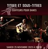 Titres et sous-titres par Coiffeurs pour dames - 