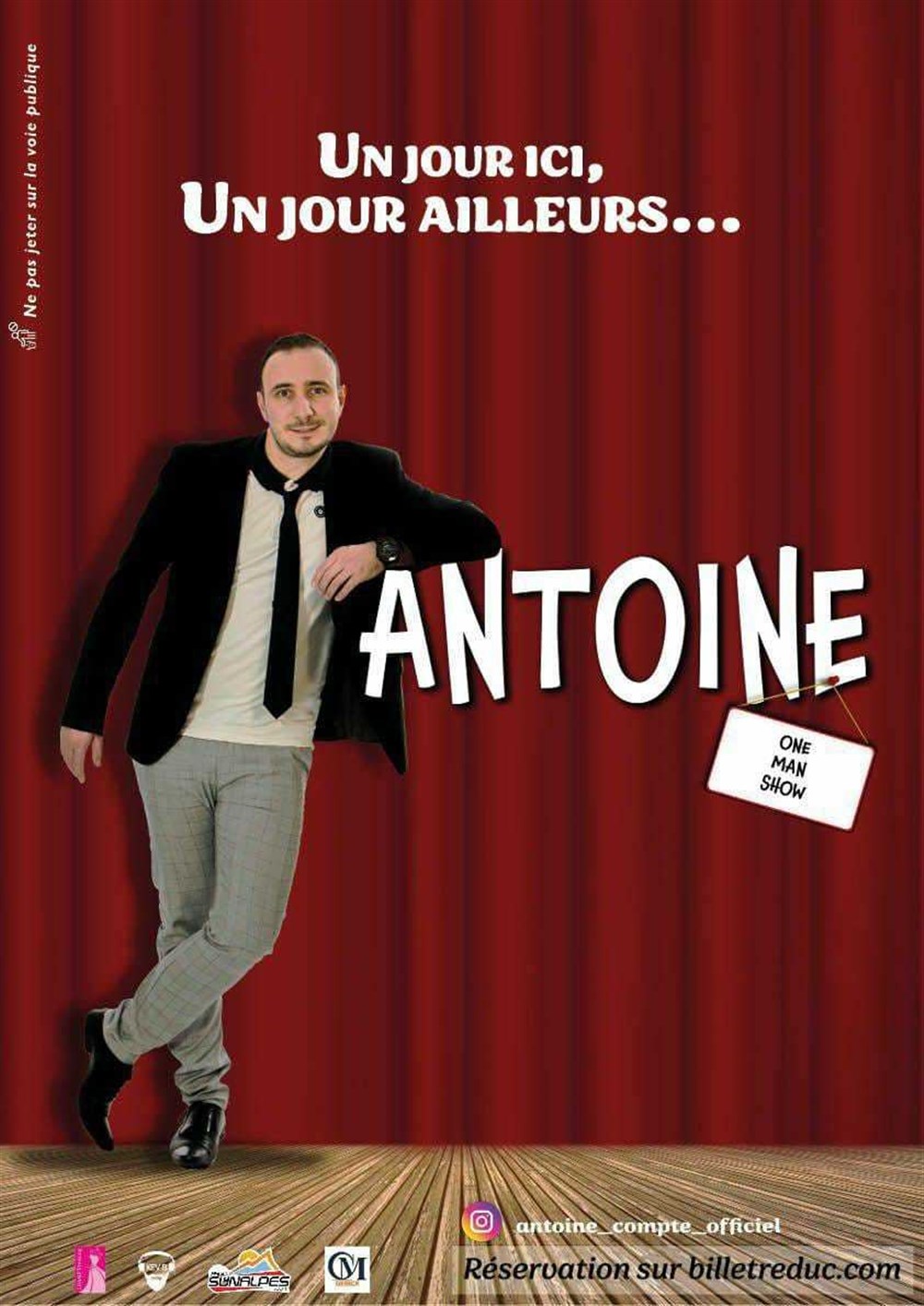 Antoine dans un jour ici, un jour ailleurs