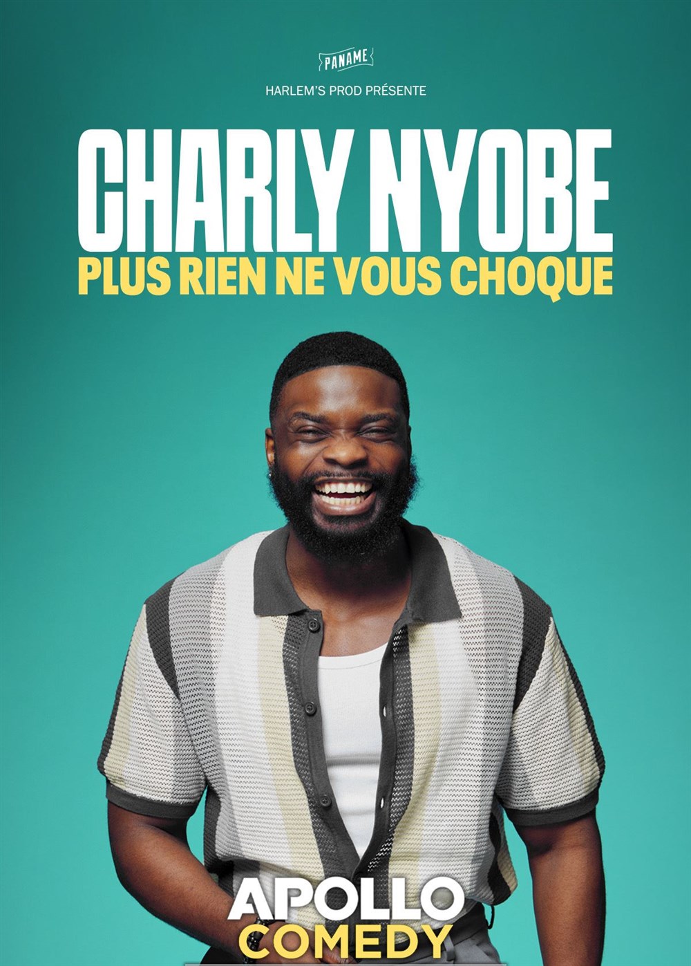 Affiche de Charly Nyobe dans Plus rien ne vous choque - paris