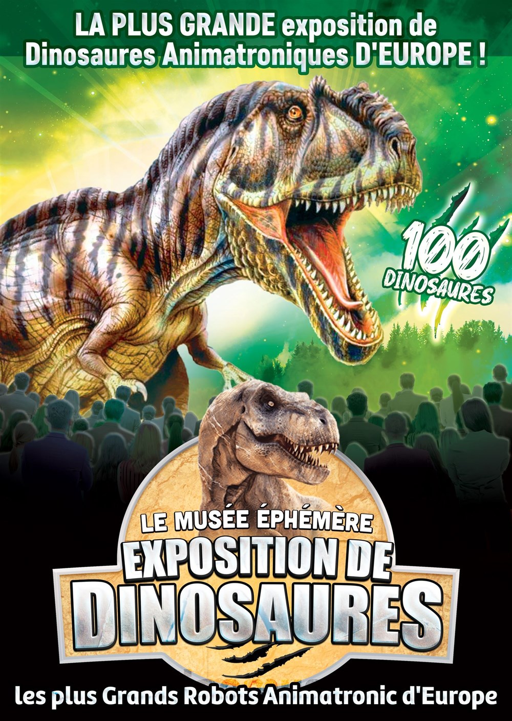 Le Musée Éphémère®: Exposition de dinosaures à Amnéville