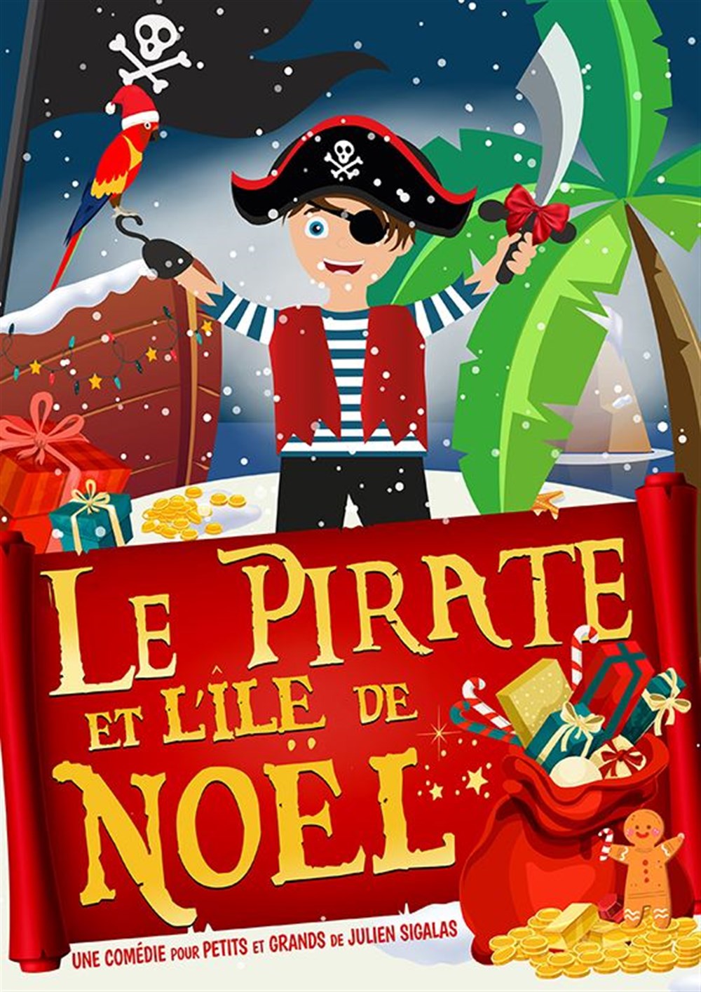 Le pirate et l'île de Noël