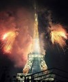 14 Juillet 2018 : Feu d'Artifice de la Tour Eiffel à Paris sur un bateau navigant - Péniche La Sans Souci