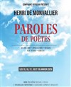 Paroles de poètes - Théo Théâtre - Salle Théo