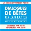 Dialogues de bêtes - Le Théâtre de Poche Montparnasse - Le Petit Poche