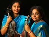 Concert Violon carnatique (Inde du sud) par Dr M. Lalitha et Nandini, - Centre Mandapa