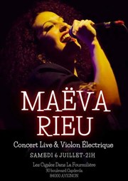 Maëva Rieu : Concert live et violon électrique Caf culturel Les cigales dans la fourmilire Affiche