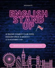 English stand-up Le Bazar Affiche