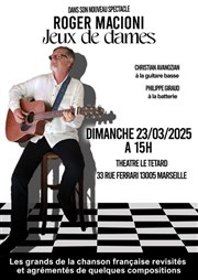 Roger Macioni : Jeux de dames Caf Thtre du Ttard Affiche