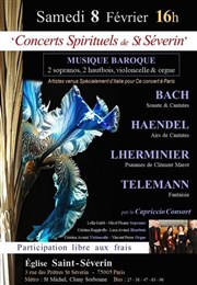 Musique baroque pour 2 sopranos, 2 hautbois, violoncelle & orgue Eglise Saint Sverin Affiche