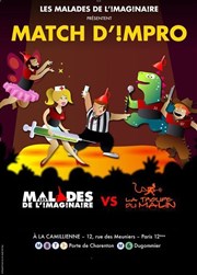 Match d'impro ! Les malades de l'imaginaire vs Le malin de Nantes La Camillienne Affiche