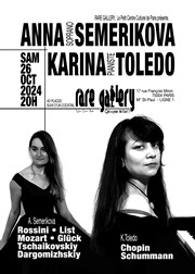 Anna Semerikova & Karina Toledo. Rare Gallery Affiche