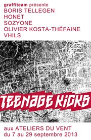 Teenage Kicks dans le cadre de l'International Art Meeting Ateliers du Vent Affiche