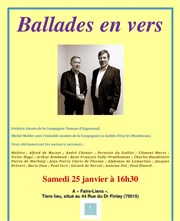 Ballades en vers Faire Liens Affiche