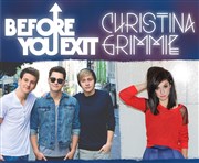 Before you exit + Christina Grimmie La Maroquinerie Affiche