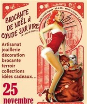 Brocante de noël pour des idées cadeaux Salle Cond espace Affiche