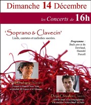 Lieds, cantates et mélodies sacrées pour Soprano & Clavecin Eglise Notre Dame de la Salette Affiche