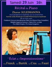 Récital de piano par Zhanar Suleimanova glise St Philippe du Roule Affiche