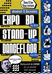 Expo BD + Comedy Club + Danfloor Le Grisbi Affiche