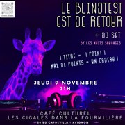 Blind test par les nuits sauvages Groovy Octobre Caf culturel Les cigales dans la fourmilire Affiche