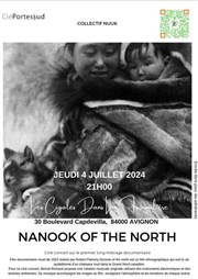 Collectif Nuuk : Nanook of the North Ciné concert solo Caf culturel Les cigales dans la fourmilire Affiche